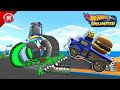 Hot Wheels Unlimited - Buns of Steel Races in The Triple Gator Loop Track