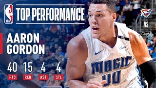 Aaron Gordon Scores 40 in Big Win vs. Thunder | November 29, 2017