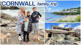 FAMILY TRIP! Come with us to Cornwall, Dogs first holiday, Beach days + Exploring 🌊