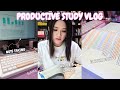 STUDY VLOG 📖☕ Productive Week, Staying Motivated | IQUNIX Keyboard