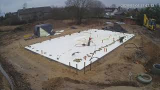 Insulated concrete slab 2020-03-01, day 10