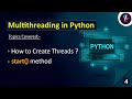 How to Create Threads in Python | Multithreading in Python -04 | Threading in Python