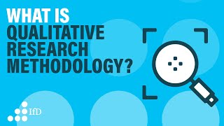 Qualitative research methodology I qualitative research methods an overview