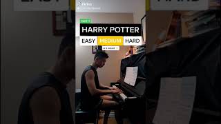 4 Levels of Harry Potter on Piano 🎹