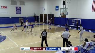 Game-winning basket by Myles Rasnick in Maryville College win over Covenant