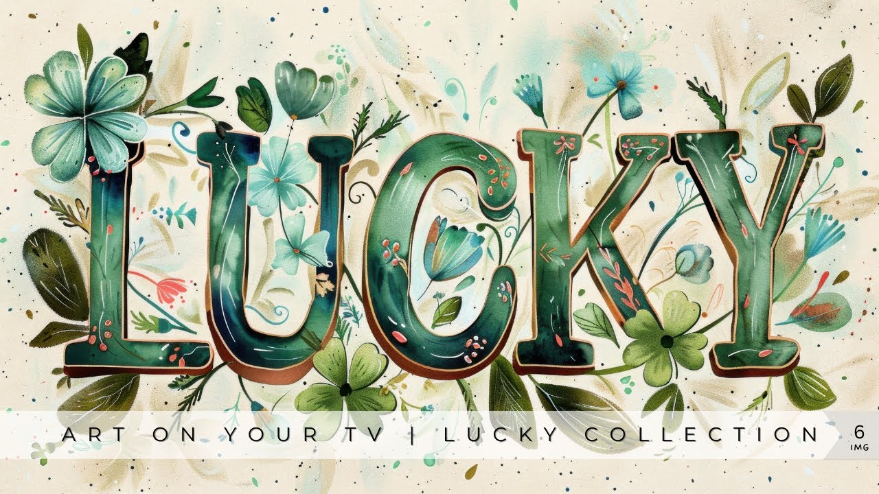Lucky Vintage Shamrocks St Patrick S Day Free Tv Art Wallpaper
