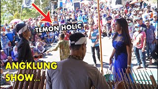 Memukau Penonton!! Angklung Carehal \u0026 Temon Holic Hibur Ribuan Penonton (Angklung Malioboro)