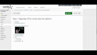 How To: Course Design when using Sections in Canvas
