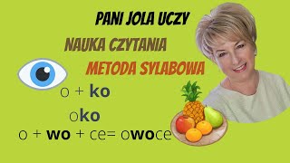 NAUKA CZYTANIA. Metoda Sylabowa. Sylaby z literą \