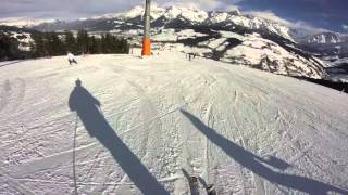 Skiing - piste 22, Maria Alm/Hochkoenig/SkiAmade - Aberg-Langeck