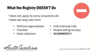 The “Do Not Call Registry”: What it Can and Cannot Do for You!