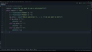 Python programming I Basic calculator I ASMR