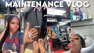 $500 MAINTENANCE VLOG | hair, nails, lashes, shopping \u0026 more! *prep for another trip*