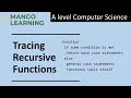 Tracing Recursive Functions