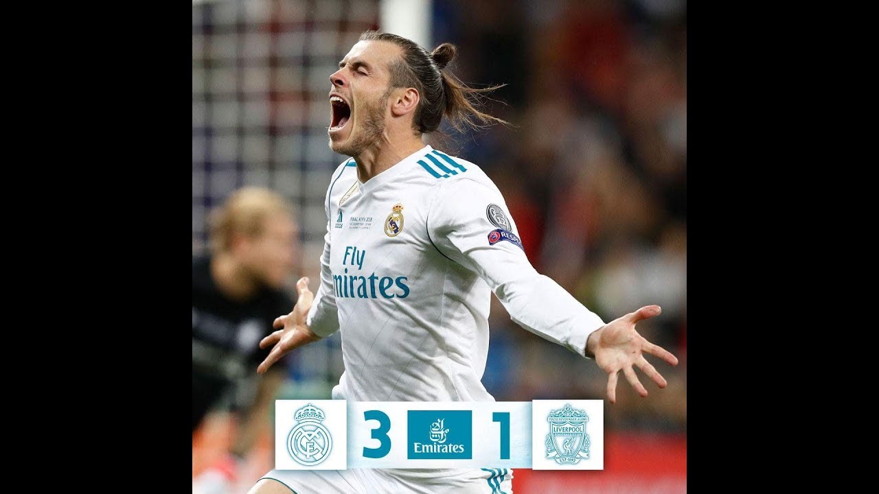 Result Pertandingan Champion 2018 Real Madrid 3 - Liverpool 1 || Gol ...