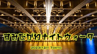 SUMIDAGAWA Night Walk/隅田川夜散歩/DJI Osmo Pocket 3作例