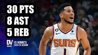 Devin Booker vs Hornets 30 pts 8 ast 5 reb | Jan 12, 2025 | Regular Season