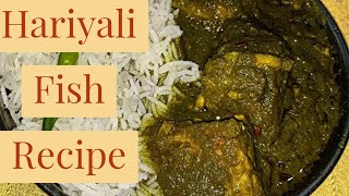 HARIYALI FISH RECIPE / PALAK FISH RECIPE/ DHABE WALI FISH RECIPE