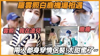 白露罗云熙戀情實錘？機場路透曝出兩人真實關係，鹿鹿一句：我想你了！恋爱氛围直接拉满，二人相擁而泣關係真的不簡單~雙向奔赴簡直不要太甜蜜~果然關係不簡單！