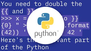 How do I print curly-brace characters in a string while using .format?