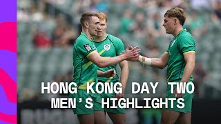 Kennedy HAT-TRICK takes Ireland to semi-finals | Cathay/HSBC Sevens Day Two Men's Highlights