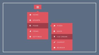 Dropdown Menu Using HTML CSS and Javascript || Dropdown Navigation Bar || Multi Level Dropdown Menu
