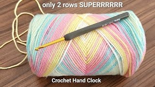 Only 2 rows ⚡️Oh my God what a beauty. easy crochet pattern!