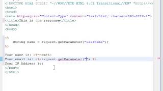 Web applications with Java Tutorial 03 JSP + Basic HTML Form