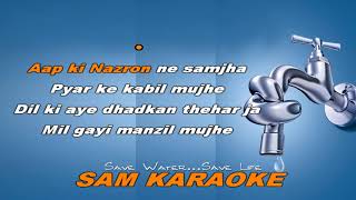 Aap Ki Nazron ne  Unplugged  Karaoke Sanam Puri