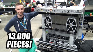 Motorized LEGO Star Wars TIE Fighter Factory with 13,000 Pieces!