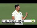 Starc breaks through with five-fer