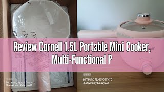 Review Cornell 1.5L Portable Mini Cooker, Multi-Functional Pot CMCS2000PP/BL