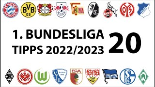 Bundesligatipps 1.Liga - 20.Spieltag - Saison 2022/2023