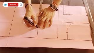 Deep नेक कुर्ती की कटिंग | सोल्डर से कंधे गिरने की समस्या खत्म |Step-by-Step सिलाई सीखें |