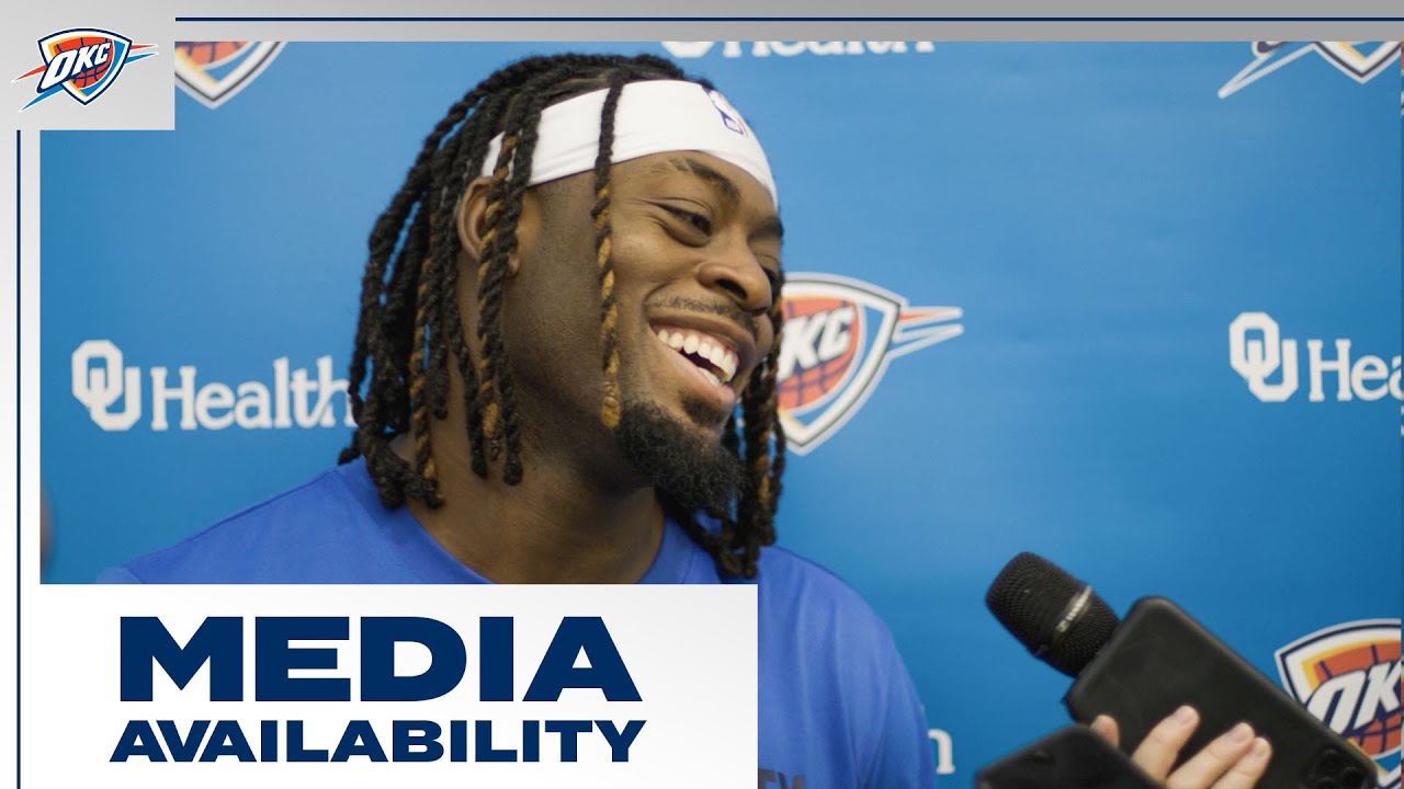 Lu Dort And Coach Daigneault After Day Six Of OKC Thunder Training Camp ...