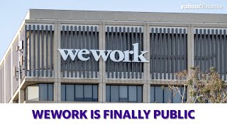 WeWork starts trading on the NYSE