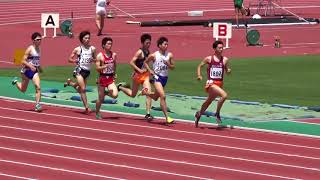 2018中四国インカレ　男子800m予選　２組