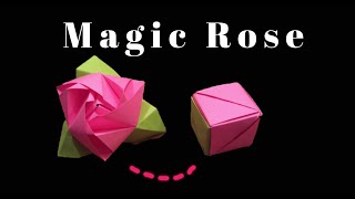 How To Make an Origami Magic Rose Cube (Valerie Vann)