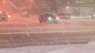 Messy morning commute amid heavy snow in Northeast Ohio: Weather and traffic updates