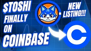 $TOSHI IS FINALLY ON COINBASE!!! WILL $TOSHI 100X??!?!