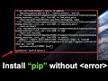 pip SyntaxError: invalid syntax [SOLVED] | (UPDATE: Follow the latest steps in the description👇)