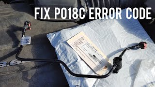 How to fix odb2 error code P018C. Fuel Supply Tube 68421782AA, 2017-2018 Chrysler Pacifica Touring L