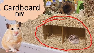 ✨Secret Hamster Hideout from Cardboard | DIY
