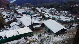 Snowfall at Pfutsero town|Northeast|Nagaland, India|