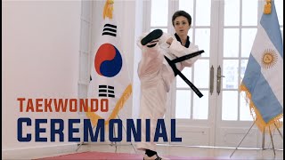 Clase de Taekwondo - Ceremonial