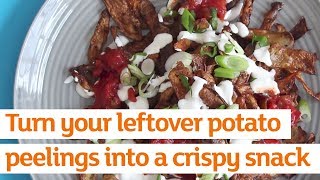 Turn you leftover potato peelings into a crispy snack | Waste Less Save More | Sainsbury's