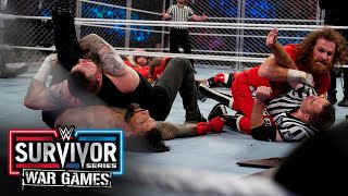 Sami Zayn saves Roman Reigns inside WarGames: Survivor Series: WarGames (WWE Network Exclusive)