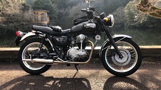 新年初乗り　2025年1月7日　KAWASAKI W400