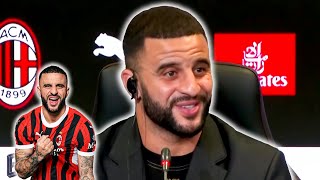 'Not a COMFORTABLE CONVERSATION WITH PEP!' | Kyle Walker UNVEILED at AC Milan after loan move