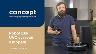 Laserový robotický UVC vysavač s mopem Concept VR3520 / Představení